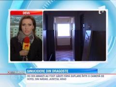 Arad: Doi amanti s-au sinucis din dragoste intr-o camera de hotel din Nadab