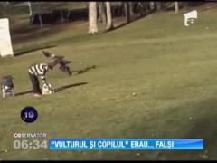 Imaginile in care un vultur incearca sa rapeasca un copil, un trucaj realizat de 4 studenti