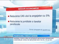 Promisiunile noului Guvern: salarii si pensii mai mari