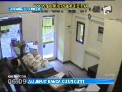 Jaf la o banca din Bucuresti