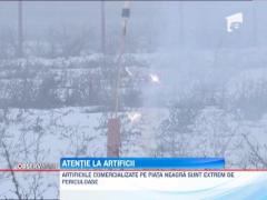 Specialistii va avertizeaza sa nu cumparati artificii de pe piata neagra