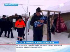 Iarna si-a luat primul tribut! Un bebelus din Vaslui a murit dupa ce ambulanta a ramas inzapezita