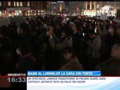 Spectacol luminos de Craciun, la Tokyo