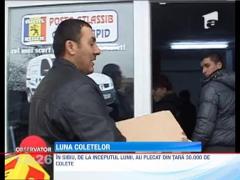 Cadourile de Craciun, raiul firmelor de curierat