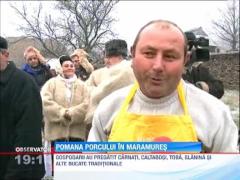 Pomana porcului in Maramures