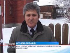 Craciunul a venit mai devreme pentru cateva localitati izolate din judetul Harghita! Mos Craciun a avut nevoie de masini 4X4