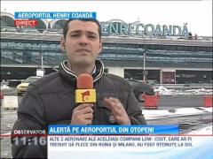 Este alerta antiterorista pe aeroportul Otopeni. Un avion este controlat dupa o amenintare cu bomba