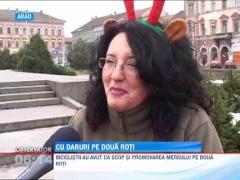 Mos Craciun are sanie trasa de reni, dar umbla si pe doua roti