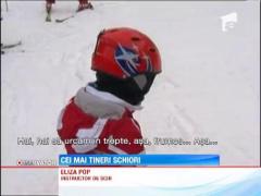 Cei mai tineri schiori