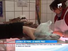 Carnea de porc, la mare pret