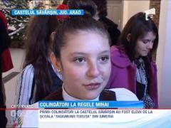 Familia regala petrece sarbatorile de iarna la castelul Savarsin