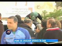 Crestinii din Ierusalim au primit in dar brazi gratuiti