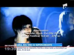 Depeche Mode, Rammstein sau Andrea Bocelli, cateva dintre numele care vor concerta in Bucuresti, in 2013