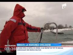 Un cuplu din Estonia traieste izolat pe o insula pustie