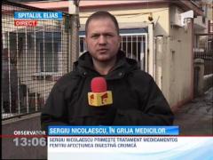 Sergiu Nicolaescu, tratat medicamentos pentru o afectiune digestiva cronica