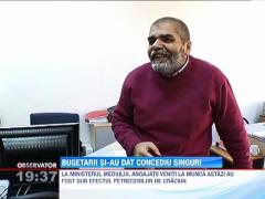 Bugetarii si-au dat concediu singuri