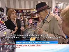 UPDATE / Sergiu Nicolaescu, tratat medicamentos pentru o afectiune digestiva cronica