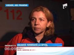 Vacanta terminata la spital
