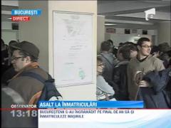 Aglomeratie la Inmatriculari