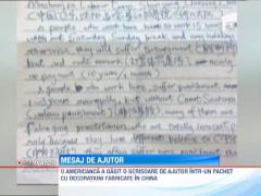 O americanca a gasit o scrisoare de ajutor intr-un pachet cu decoratiuni fabricate in China