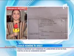 Cristian Cioaca ramane in arest