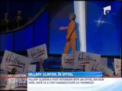 Hillary Clinton, internata in spital