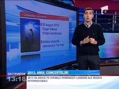 Anul 2013 vine cu concerte de poveste!