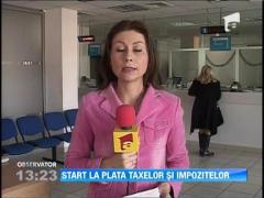 Start la plata taxelor si impozitelor
