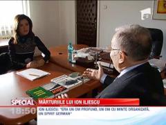 Ion Iliescu povesteste filmul intalnirii cu Sergiu Nicolaescu