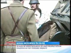 Sergiu Nicolaescu, filmat in culise