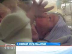 O romanca socheaza Italia