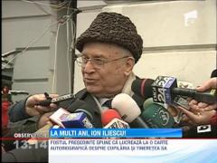 De ziua lui, Ion Iliescu si-a desemnat sotia sa raspunda la telefoane