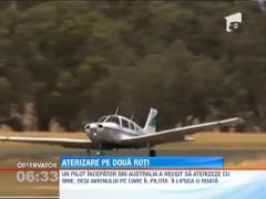 Aterizare pe doua roti