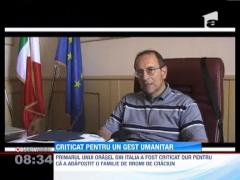 Criticat pentru ca a adapostit de Craciun o familie de rromi