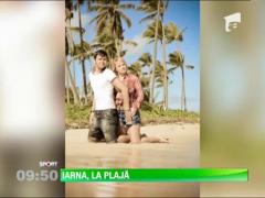 Raul Rusescu, vacanta pe plajele din Republica Dominicana