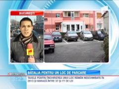 Batalie pentru un loc de parcare