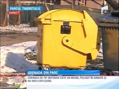 O grenada a fost gasita in Parcul Tineretului din Capitala