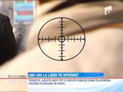 CNP-uri la liber pe internet