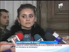 Cristian Cioaca a ramas in arest