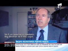 Recrutari pentru primii astronauti care vor locui pe Marte