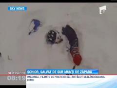 Un schior dornic de senzatii tari a fost ingropat in zapada