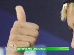 Neymar incepe anul 2013 in ghete roz