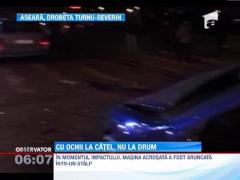 Accident grav intr-o intersectie din Drobeta Turnu-Severin! O soferita este acuzata ca a trecut pe rosu pentru ca isi alinta catelul in timp ce conducea