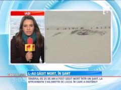 Tanarul disparut saptamana trecuta, in Iasi, gasit mort intr-un sant