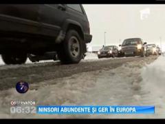 Ninsori abundente si ger in Europa