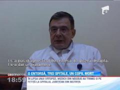 O fetita de 4 ani a murit dupa ce a fost plimbata intre 3 spitale