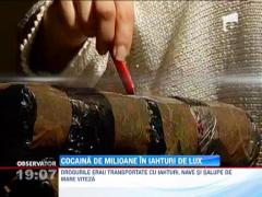 UPDATE! Una dintre cele mai importante retele de trafic cu droguri de mare risc din Europa, destructurata. Stupefiantele erau transportate cu iahturi si salupe de mare viteza