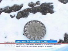 Alba: O fetita a murit intr-un grav accident rutier, dupa ce masina condusa de mama ei a derapat si s-a lovit de un camion