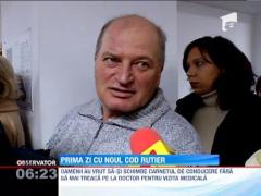 Prima zi cu noul cod rutier