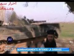 Bombardamente intense la Damasc